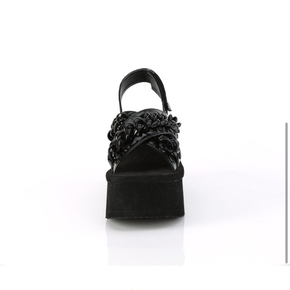 DEMONIA FUNN-12 PLATFORM SLIDES SIZE 8 NIB - Picture 10 of 11